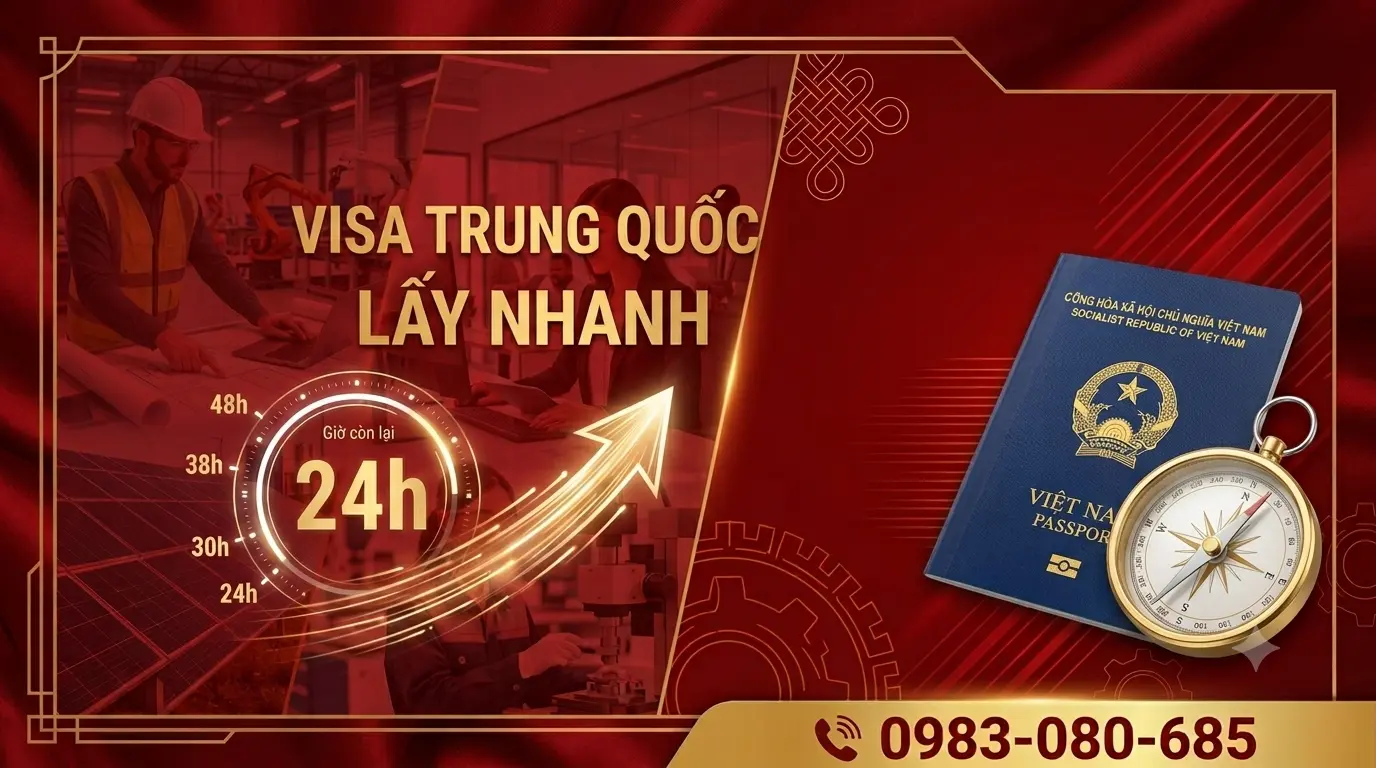 visa trung quốc khẩn lấy nhanh